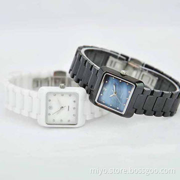 Fashionable Ceramic Watches for Women, Import Movement, Various Colors Available, wholesales,OEM/ODM
